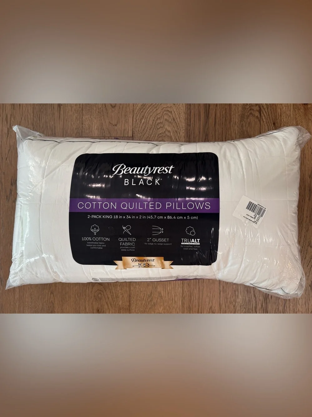 🎉LAST‎ CHANCE🎉BEAUTYREST BLACK 2pk Luxurious Down Alternative Pillows